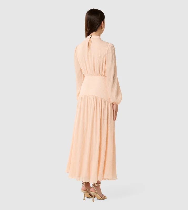 فورايفر نيو CELINE High Neck Shimmer Maxi Dress